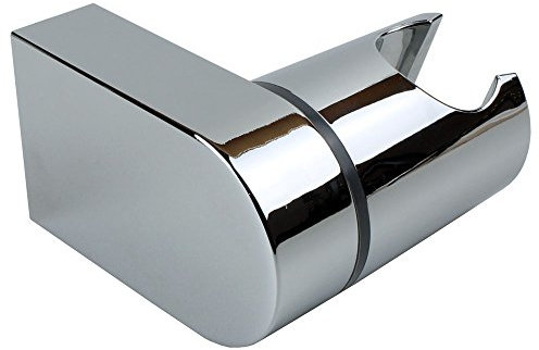 Sanixa JL14SKY Brausehalter - Neigungswinkel verstellbar | ABS verchromt | Wand-Halterung Duschkopf schwenkbar | Wandbefestigung Handbrausen-Halter