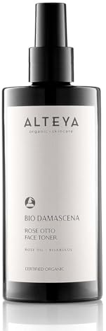 Alteya Organic Facial Toner 200ml - USDA Certified Organic Award Winning Pure Natural Cleansing and Detoxifying Skin Care Based on Organic Therapeutic Grade Bulgarian Rose Essential Oil