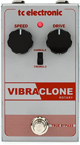 TC Electronic VIBRACLONE ROTARY Rotierender Lautsprecher-Emulator mit einfacher 2-Knopf-Schnittstelle und Kippschalter für klassische Rock-Klänge