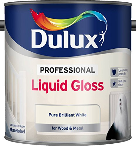 Dulux Paints 2.5 Litre Professional Liquid Gloss Brilliant White