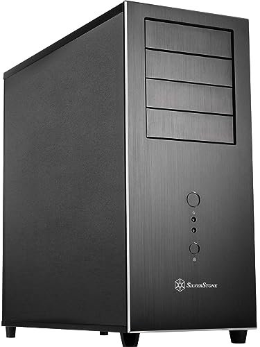 SilverStone SST-TJ04B-E - Temjin Midi Tower SSI-CEB ATX Computer Storage Case, black
