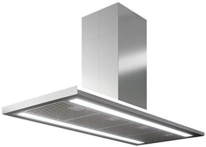 Futuro Futuro Island-Mount Range Hood 48 940-CFM | Streamline | Stainless Steel Vent Hood | Modern Italian Exhaust Hood | Energy-Efficient LED, Ultra-Quiet w/Blower