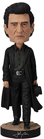 Royal Bobbles Johnny Cash The Man in Black Collectible Bobblehead Statue - 7.8 Inches Tall - Premium Polyresin Figure