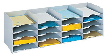 PAPERFLOW Sortierstation Formularbox, 20 Fächer, lichtgrau