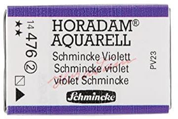 Schmincke – HORADAM® AQUARELL - feinste Künstler-Aquarellfarben, 476 Schmincke Violett, 14 476 043, 1/1 Näpfchen