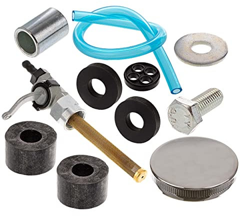 SET Zubehör, Anbauteile zum Kraftstofftank S51, S70 - Tankdeckel, Benzinhahn, Lagergummis, Kleinteile