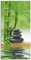 ARTland Wanddeko Glasbilder Wandbild Glas Bild einteilig 50x100 cm Hochformat Asien Wellness Zen Spa Steine Bambus Entspannung Grün T5OP