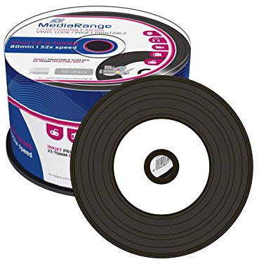 2 x MR226 MediaRange (= 100 Pz) CD-R vergini (masterizzabili, 52x high-speed, 700MB/80 min., in vinile 2x 50 pezzi Spindle)