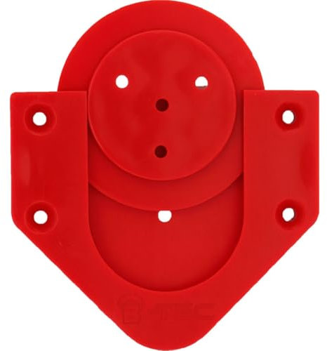 BULL'S Profix Bristle Board Wandhalter, Rot, 1 Stück