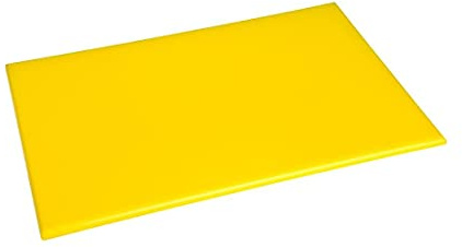 Hygiplas Standard High Density Yellow Chopping Board for Cooked Meat 45x30cm