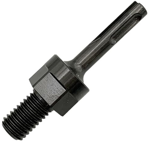5/8-11 Male to SDS Plus Core Drill Adapter for Core Bits. Heat-treated steel with high strength for longer durability.
