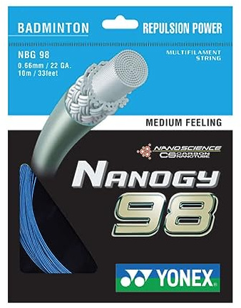 YONEX Nanogy 98 NBG98 10 MTR Unisex Adult, Blue, M