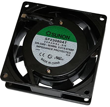 Fan Ventilateur 230V AC 14W 80x80x25mm 29m³/h 2300U/Min 29m³/h Sunon SF23080AT2082HSL
