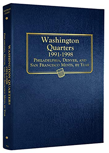 Whitman US Washington Quarter Coin Album 1991-1998 #9123