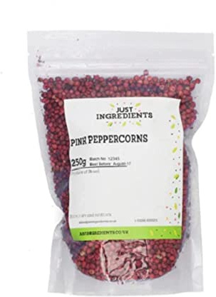 JustIngredients Essentials Pink Peppercorns, 250 g