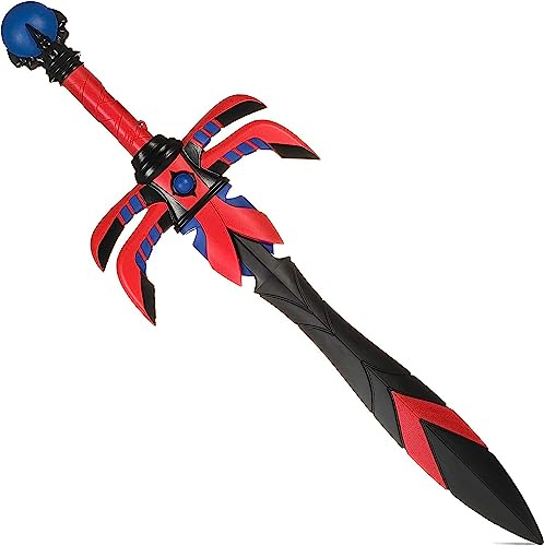 Formidable Toys 32 Inch Foam Sword – Riven Arc Red, Blue and Black – Customizable Toy Sword for Kids and Adults – Durable Polyurethane Foam for Play Fighting