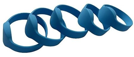 YARONGTECH RFID pulsera NFC Tamaño para adultos, color azul pulsera de silicona (10 unidades)