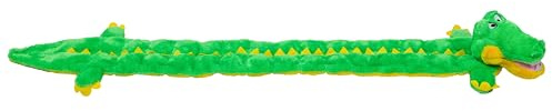 Outward Hound Kyjen 32037 Matz Gator 32-Squeaker Juguete de Peluche para Perro, Extra Grande, Verde