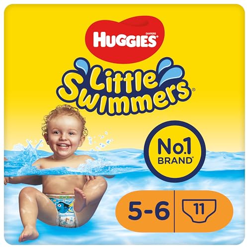 Huggies Little Swimmers - Pannolini da nuoto, 12 - 18 kg, 11 pezzi
