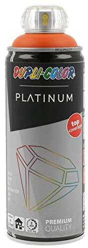 DUPLI-COLOR PLATINUM RAL 2009 verkehrsorange seidenmatt 400 ml Spraylack, schnelltrocknend, exzellente Deckkraft, hohe Ergiebigkeit, UV-beständig, lichtecht und langlebig