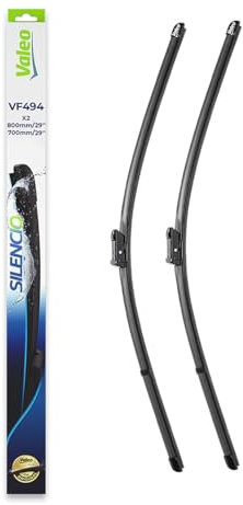 VALEO Silencio Escobilla - VF494 - Kit de Alto Rendimiento, Visibilidad Superior en Carretera, Fácil Instalación, Hojas Planas Originales de 730mm/730mm - Delanteras - Juego de 2 Escobillas - 574694