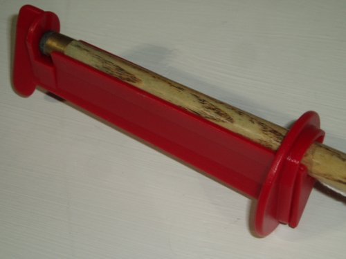 SGL RED PLASTIC 2 PIECE TIP CLAMP FOR POOL/SNOOKER CUE (S214)**
