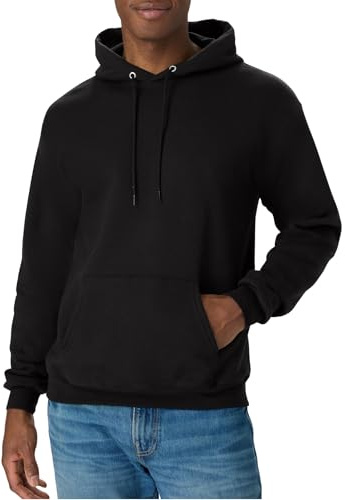 Hanes EcoSmart huvtröja för män i fleece