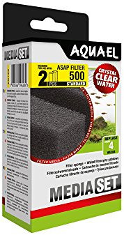 Aquael Standard Schaumstoff für Filter ASAP 500 Für Aquarien 2 teilig 113735
