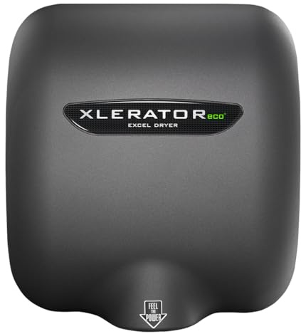 Excel Dryer XL-GR-ECO XLERATOR Hand Dryer Textured Graphite Cover 110-120V