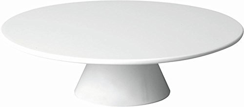 APS 83890 Servier- und Tortenplatte CASUAL, Ø 31 cm, Höhe 8 cm, Melamin, weiß