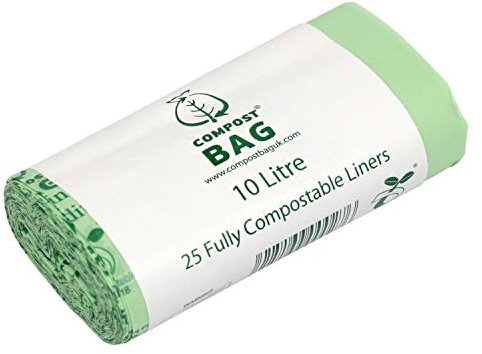 BioBag Compostable Food Waste Bin Liner 100% Biodegradable | 10L X 25