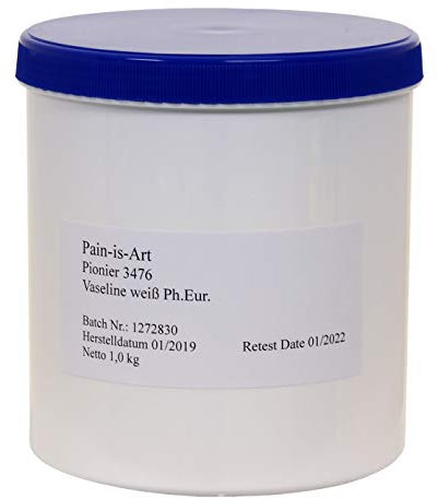 1kg reine pharma Vaseline DAB weiß Tattoo Piercing Körper Pflege Aftercare 1000g