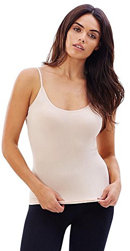 Boody Body EcoWear Womens Cami Classic Soft Elegance in a Camisole Medium Nude
