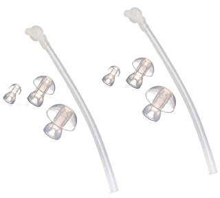 CareforYou® 6 Stück Siemens Ohrstöpsel Hörhilfen Ohrstöpsel Ohrstöpsel Ohrstöpsel Ohrstöpsel Ohrstöpsel Tube ca. 9 cm Länge BTE Hörhilfen Kuppel und Tube Kit
