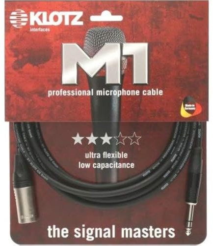 Klotz Symmetrisches Kabel M1MS1K0750 - XLR M/Klinke stereo - 7,5 m XLR-Kabel und symmetrische Klinke