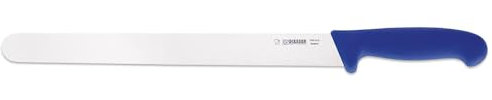 Giesser seit 1776 - Made in Germany - Schinkenmesser blau, Basic Blue, Klinge 31 cm, rutschfest, Aufschnittmesser spülmaschinenfest, rostfrei