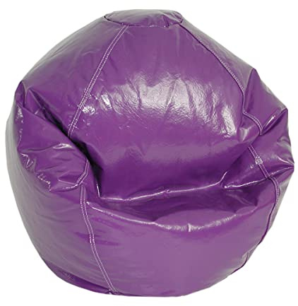 American Furniture Alliance Wetlook Bean Bag Jr Child, Grape