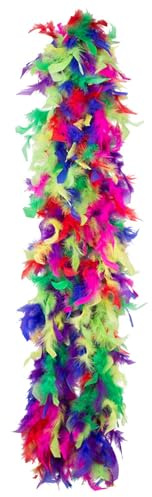 Boland 52665 Feather Boa 180 cm Rainbow