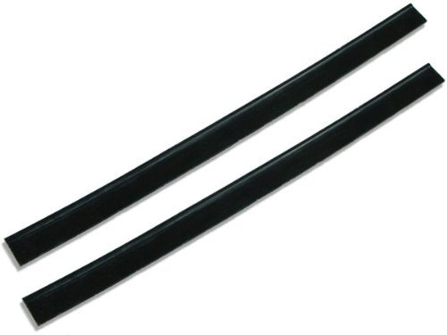 GBPro Professional Window Squeegee Stainless Wiper Rubber Replacement Blades - 2 per pack - Double sided High Grade Rubber Strip, Machine Cut - 15cm/25cm/35cm/45cm - Window Cleaning Equipment