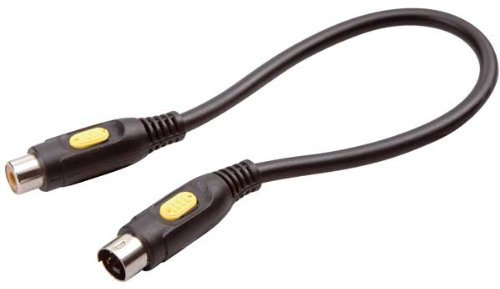 Vivanco Video Adapter S-Video Stecker, Cinch Kupplung 0.15 m