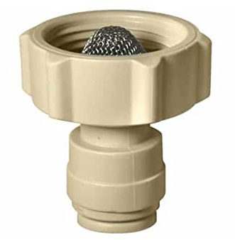 O'FRESH Connettore a rubinetto per kit di nebulizzazione a bassa pressione O'FRESH - Connettore a vite con filtro - Per nebulizzatori da terrazzo per esterni