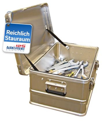 Alubox Alu-Kiste Industrie, ca 240 l 780 x 580 x 600 mm wassergeschützt staubgeschützt stapelbar