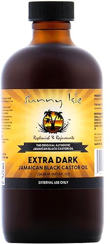 Sunny Isle, olio di ricino jamaicano extra dark 250 ml