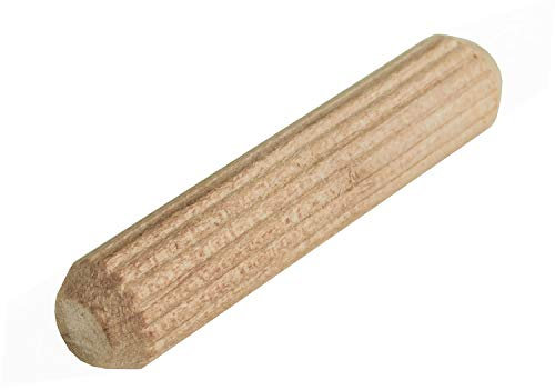 Faithfull DOW850P Lot de 50 chevilles en bois cannelé 40 x 8 mm