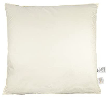 beties „Publik“ Federkissen ca. 80x80 cm Kopfkissen Sofakissen mit Federfüllung (echte Federn) vielfältige Größenauswahl, waschbar traditionell gefertigt