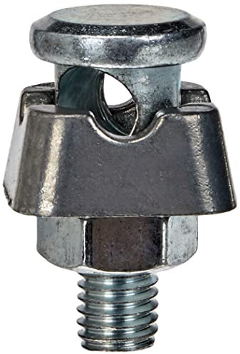 Rutec Anschlussklemme 1-fach Spatenklemme für Kreuzerder 8-10 qmm, Messing, Sonstige