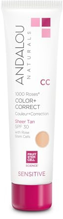 Andalou Naturals - 1000 Roses - Color + Correct Sheer Tan with SPF 30 - 58ml