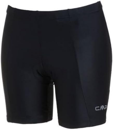 CMP - Pantalones cortos de bicicleta para niños, Nero, 104