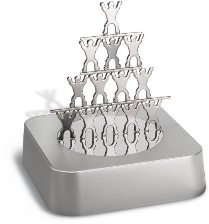 Briefbeschwerer Büroklammerhalter Schreibtischdeko Stresskiller Anti-Stress Stressabbau Design magnetisch