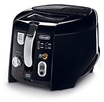DeLonghi D28313UXBK Roto Deep Fryer, nero/argento by Delonghi